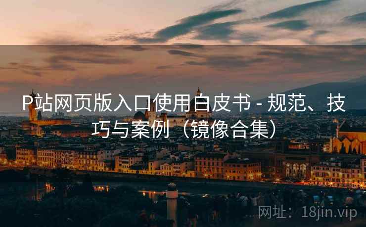 P站网页版入口使用白皮书 - 规范、技巧与案例(镜像合集)