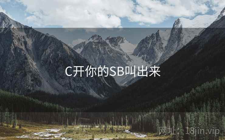 C开你的SB叫出来